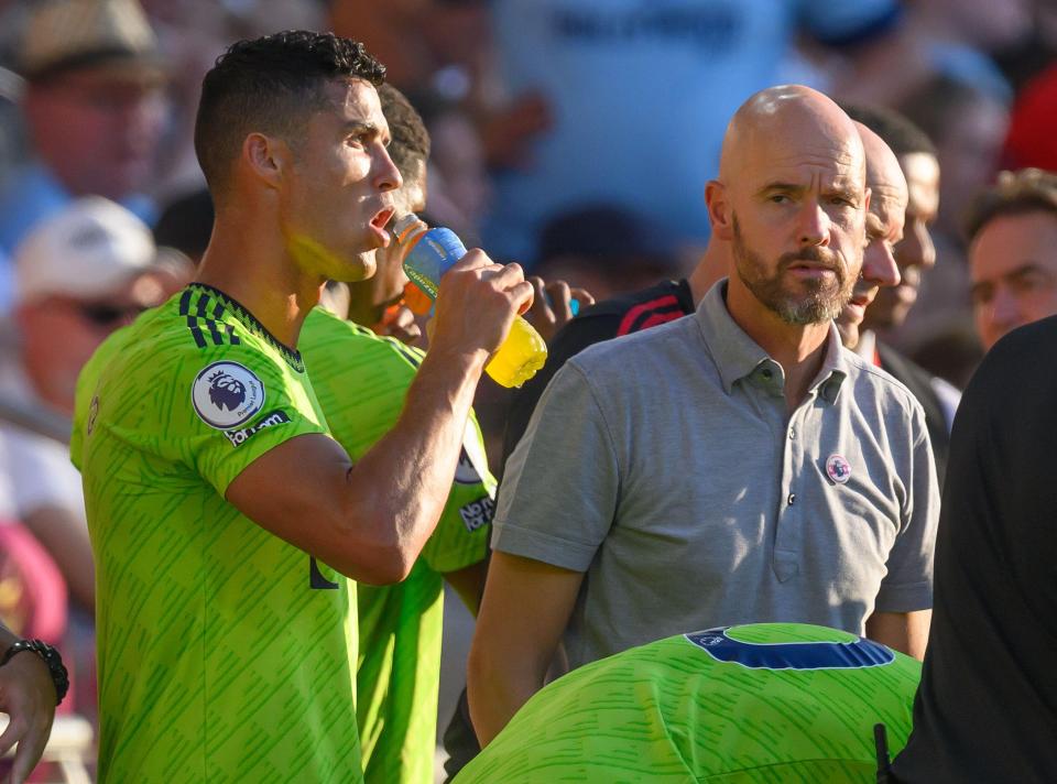 Erik ten Hag was furious with his team's performance against Brentford