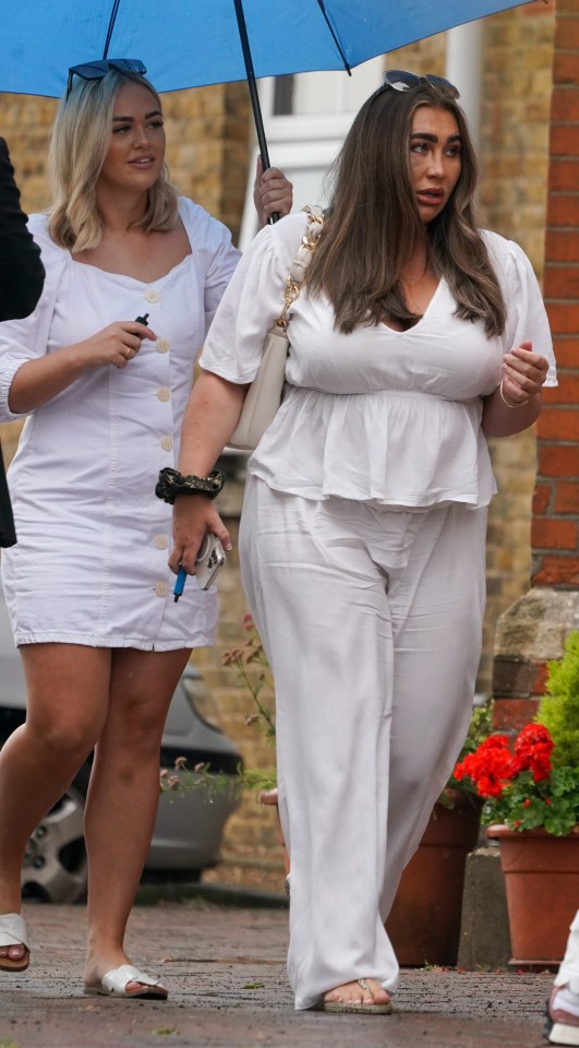 Lauren attended Jake's funeral today