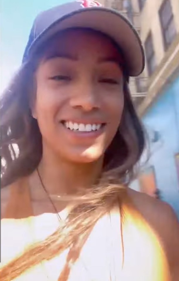 Banks was in Oakland, California when her car was broken into