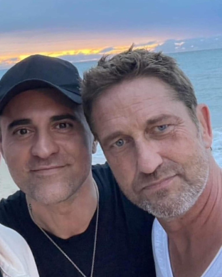 His close pal Gerald Butler was in attendance