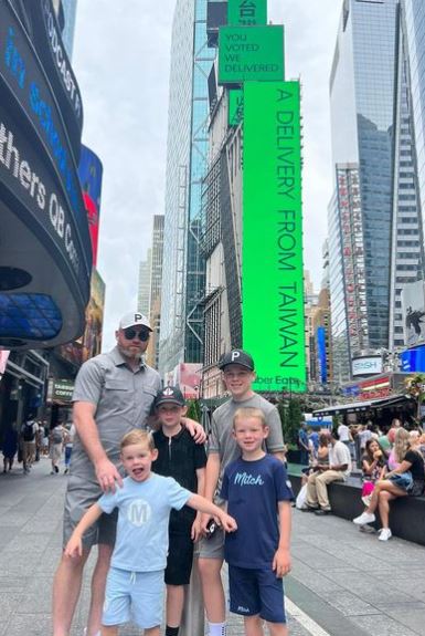 Wayne loved hanging out with his boys