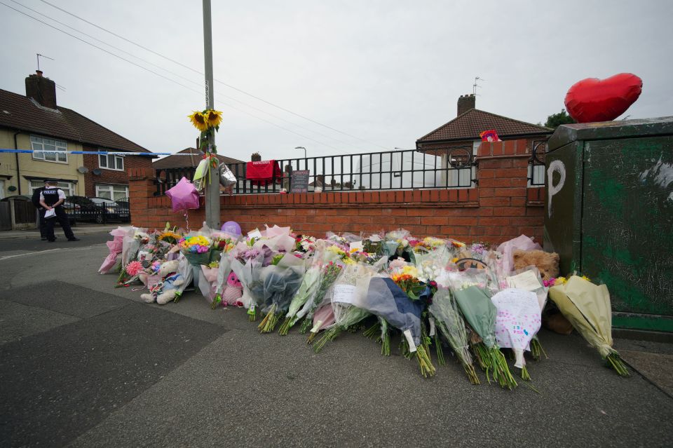 Tributes left for the youngster