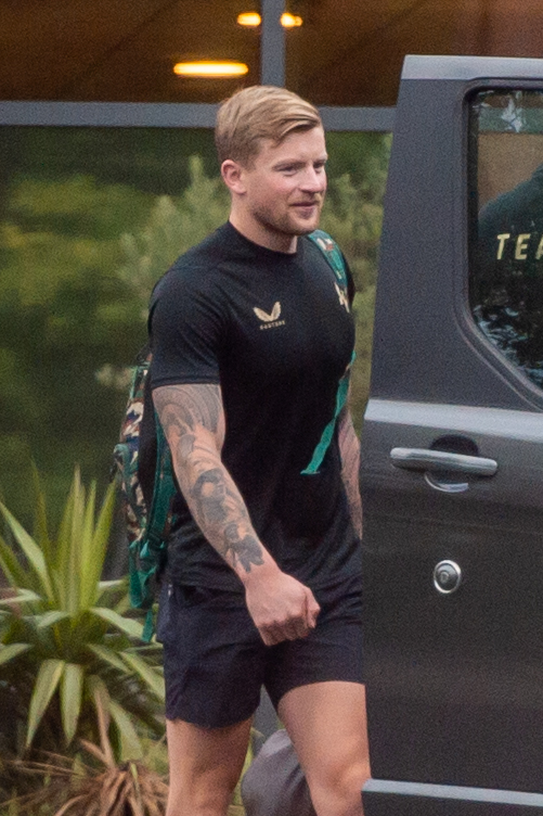 Adam Peaty was spotted putting on a brave face following his split from his girlfriend