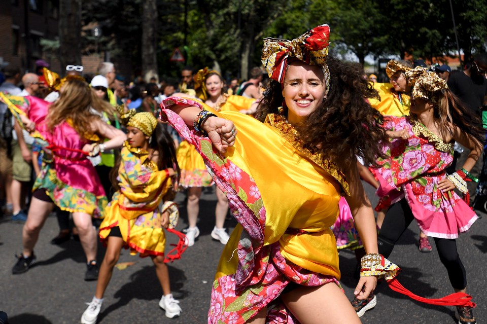 Performers have returned to Notting Hill Carnival after the pandemic