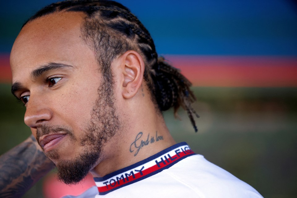 Sir Lewis Hamilton crashed out in the first lap