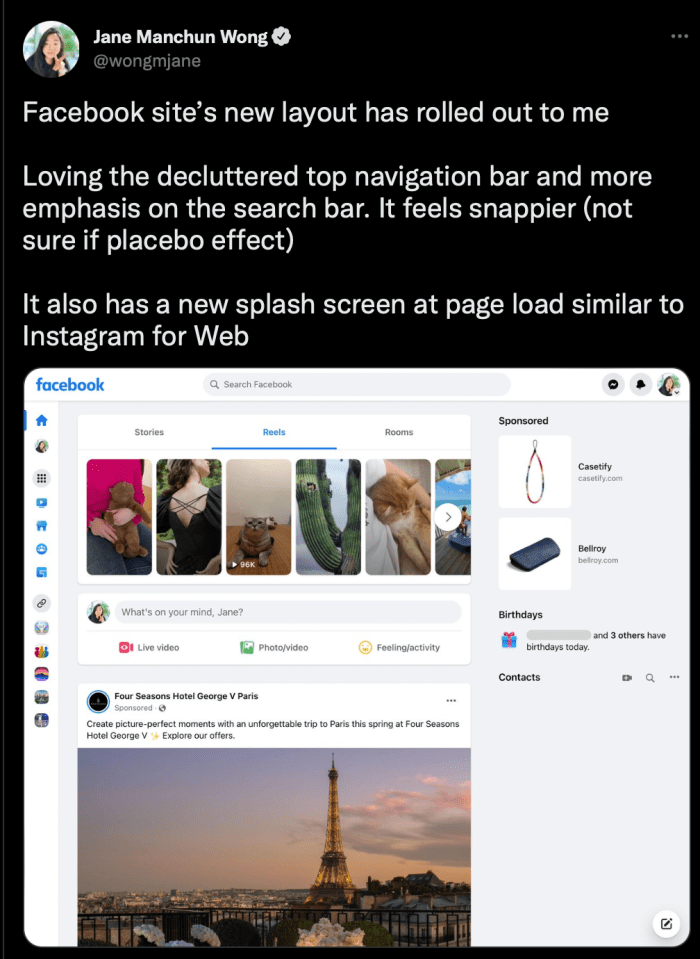 There's a new Facebook desktop look that you need to check out