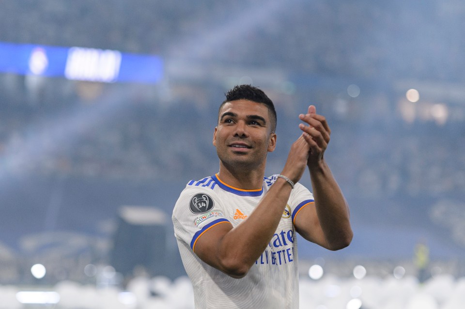 Casemiro is set to join Man Utd on a four-year deal