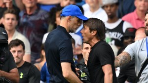  Antonio Conte and Thomas Tuchel were both sent off when Tottenham met Chelsea