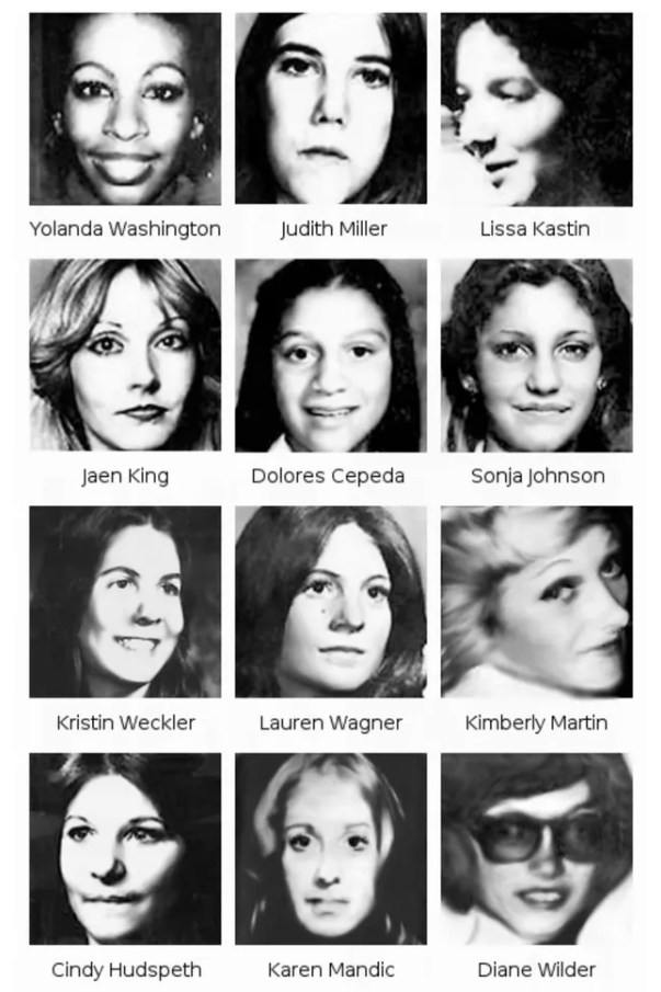 12 murders in total were linked to the cousins - 10 as a duo and two by Bianchi alone