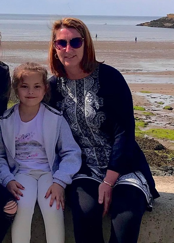 Armed response officers found Olivia had been shot in the chest and her mum in the hand, pictured: Olivia with her mum Cheryl Korbel