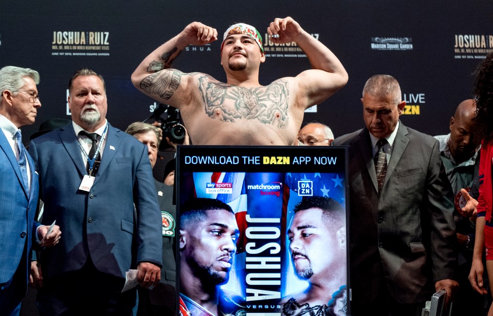 Andy Ruiz Jr could have a trilogy fight against Anthony Joshua
