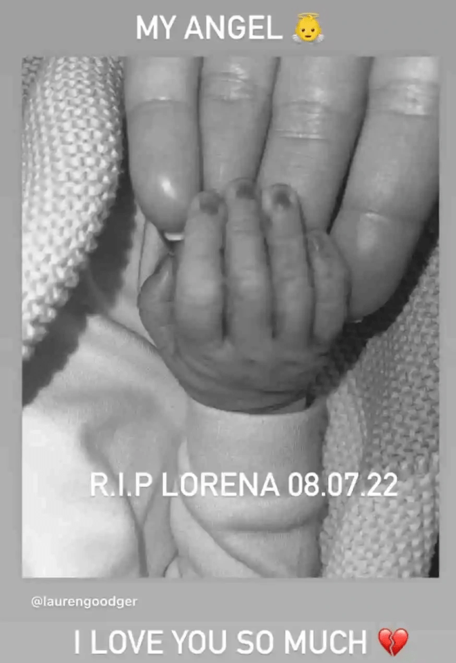 Lauren asked Jake to look after her daughter in heaven