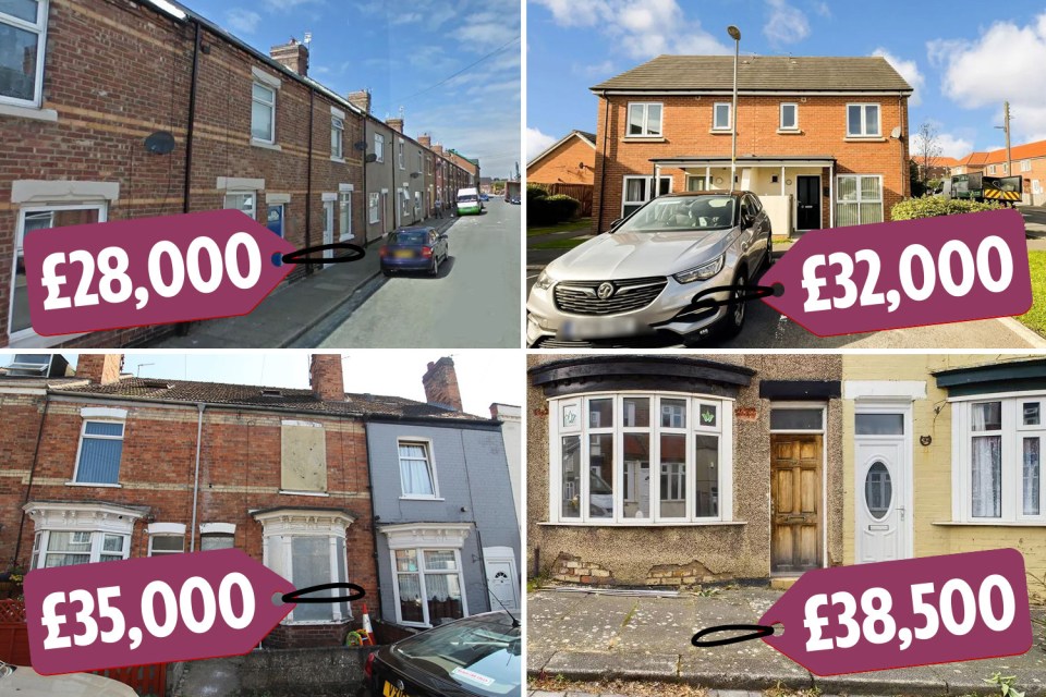 These houses are up for bargain prices