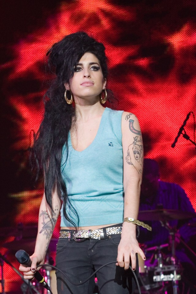 The US singer would love to play the late Amy Winehouse in a biopic