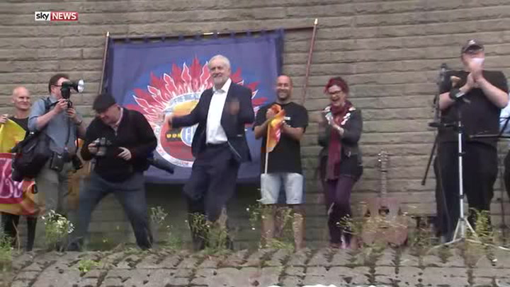 Jeremy Corbyn didn’t so much dance at a Sunderland rally in 2016 as move his arms a bit in encouragement of others
