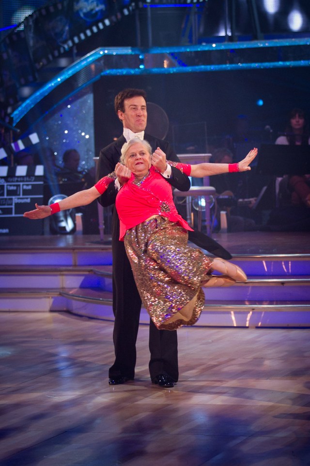 Ann Widdecombe took part in Strictly Come Dancing in 2010