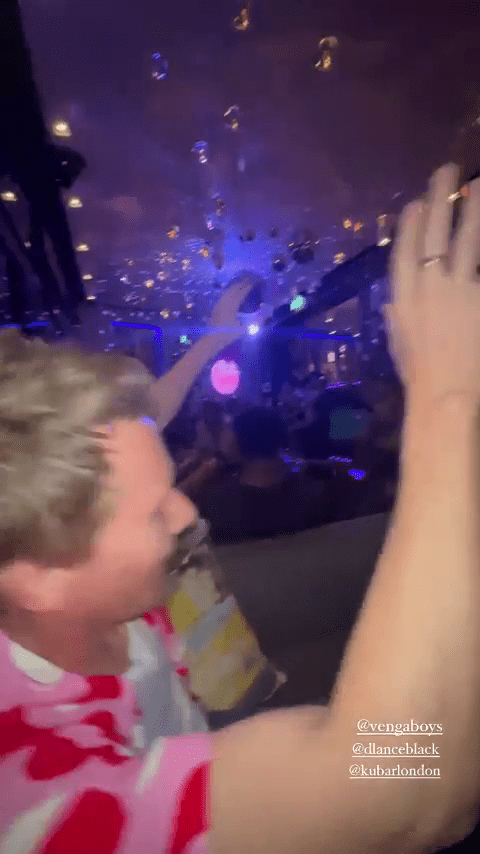 The pair went to watch a drag act before going to the club