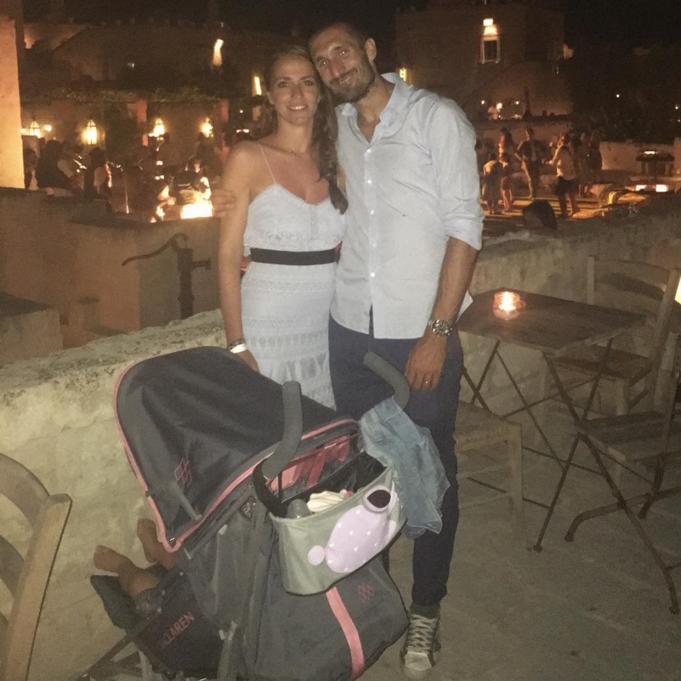 But Chiellini's playboy days are over since marrying his long term partner Carolina Bonistalli in 2014