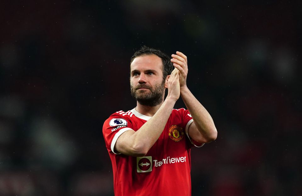 Mata spent eight years at Man Utd
