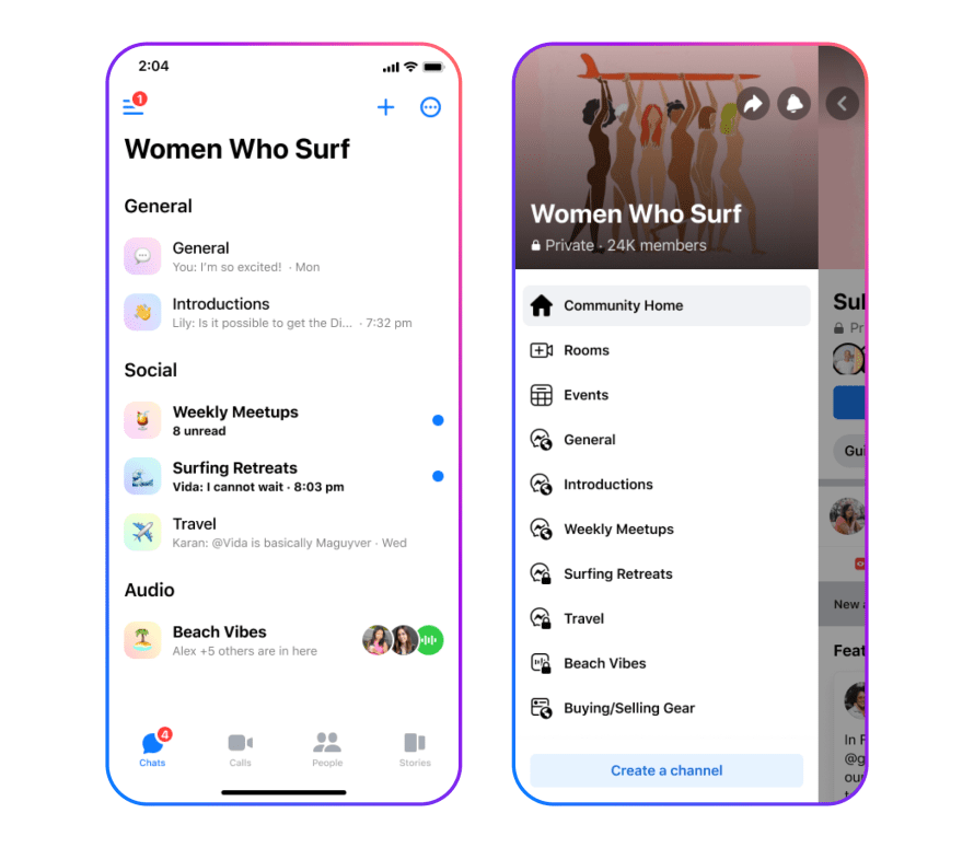 You can create Community Chats for almost any topic