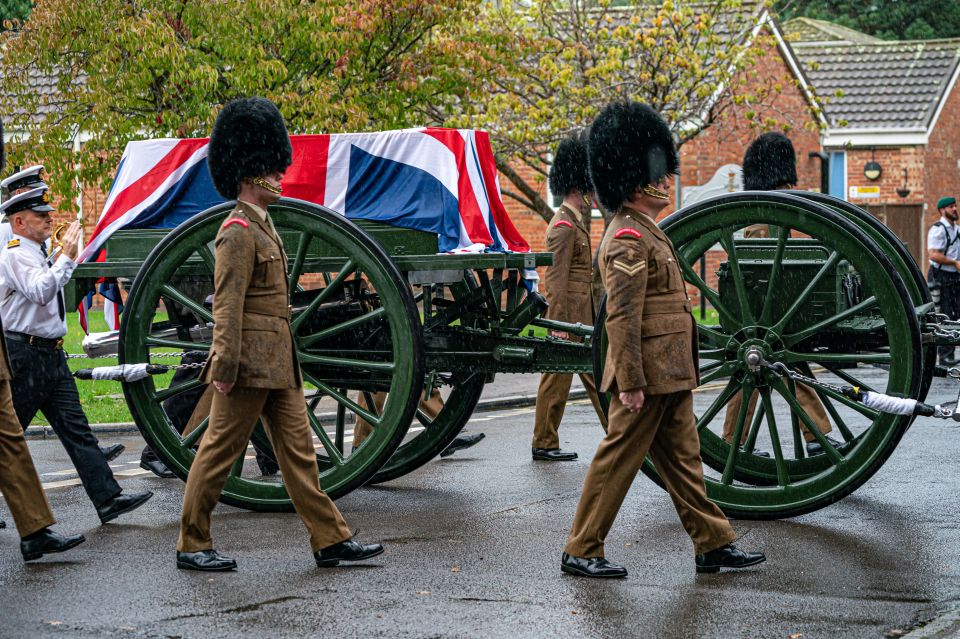 Members of the Royal Navy personnel been taking part in rehearsals for Queen Elizabeth II’s funeral