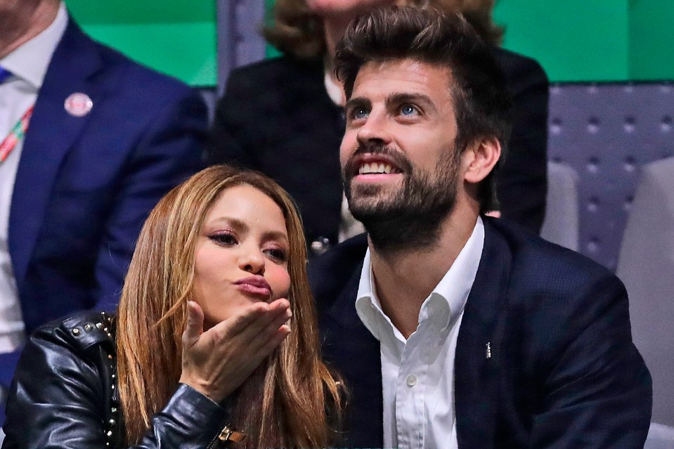 Shakira and Pique together in happier times