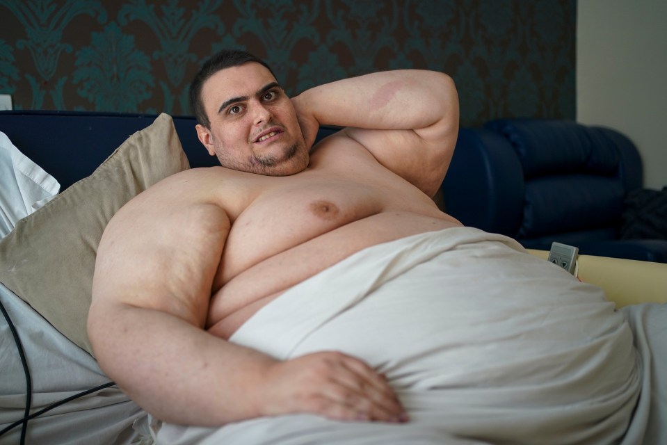 Jason Holton weighs 47 stone and is Britain's fattest man