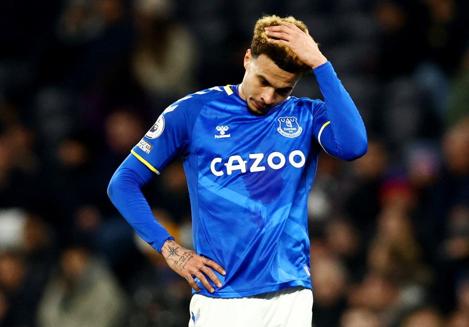Dele failed to perform at Goodison Park