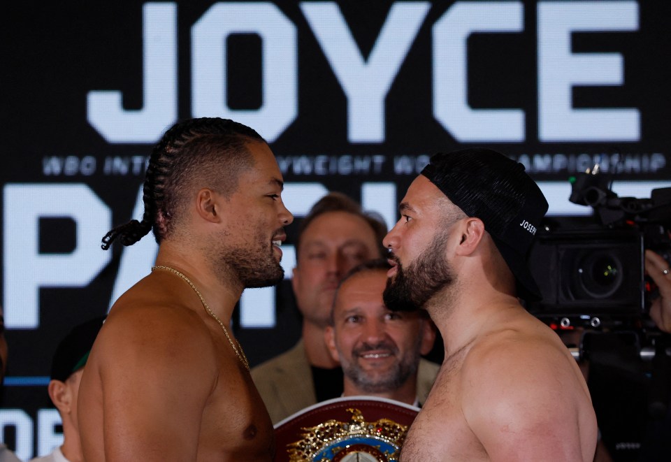 Joyce is set to face Parker on Saturday