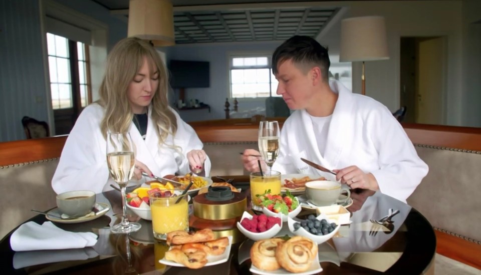 The newly weds clashed over Jenna's vegan lifestyle