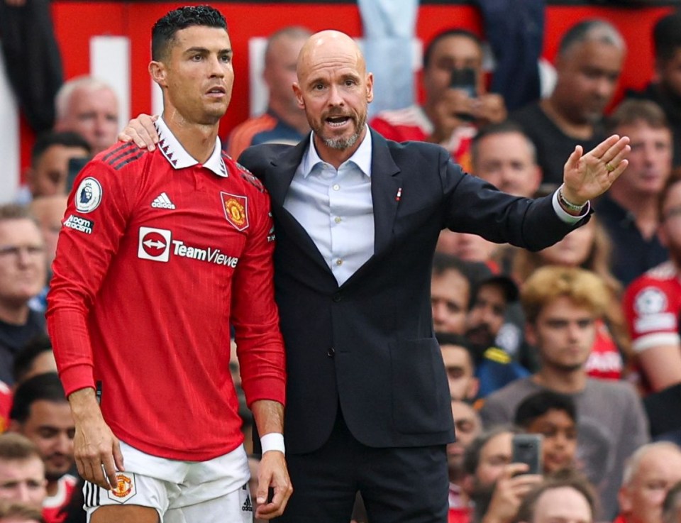 Ten Hag is ready to keep Cristiano Ronaldo waiting on the bench