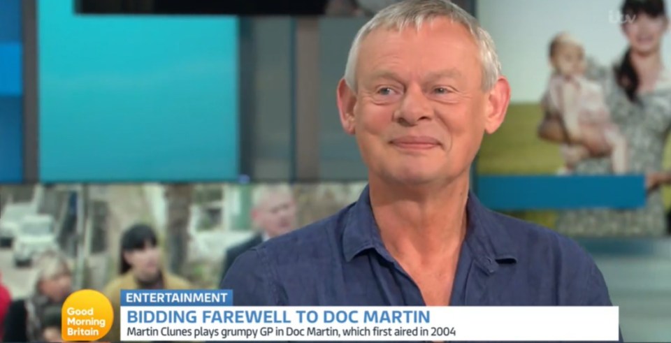 Doc Martin star Martin Clunes opened up about the final series on GMB