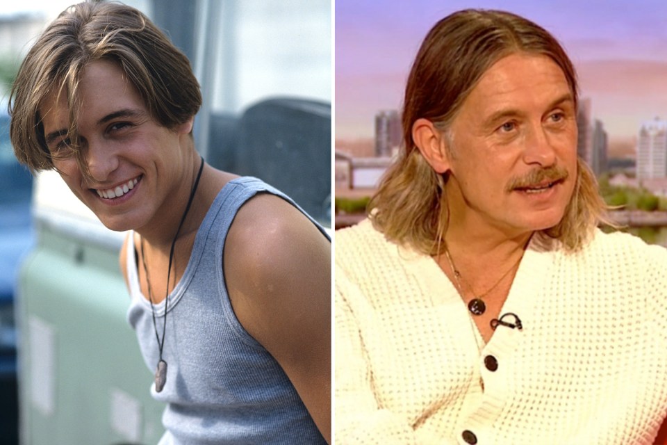 Mark sported a very different look this week on BBC Breakfast