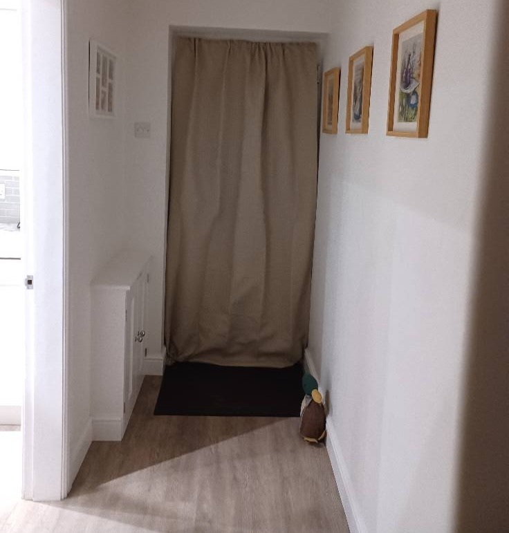 A woman was delighted when she went to buy a thermal door curtain from The Range and nabbed one for just £1.40