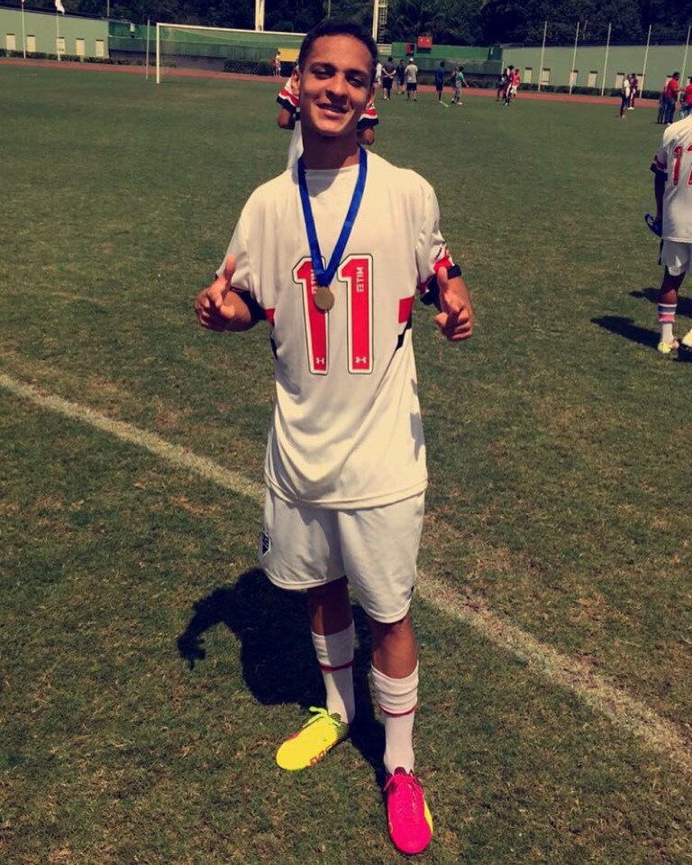 He joined Sao Paulo's youth set-up at the age of 10
