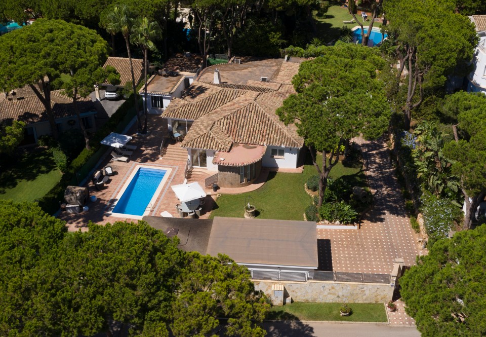 The Morrisseys lived in a plush £4.5 mansion just outside Marbella