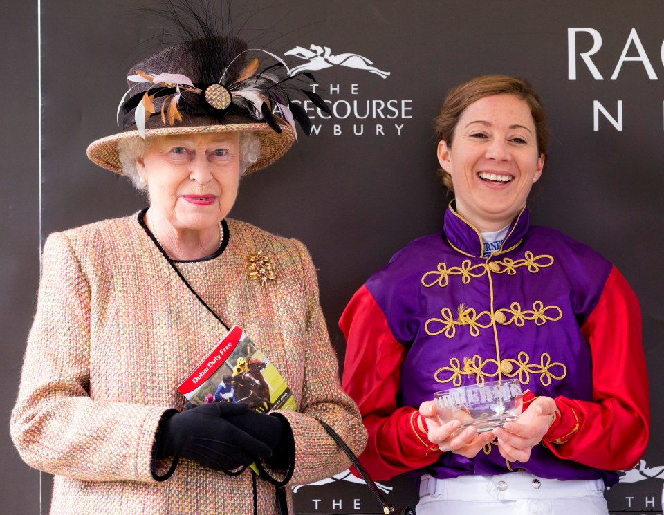 Hayley Turner paid her own fitting tribute to The Queen