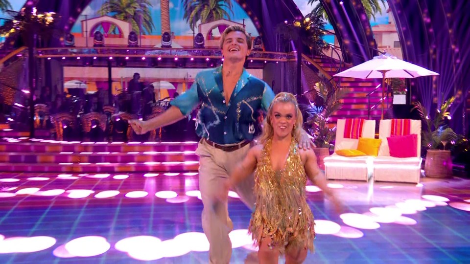 Ellie performed her first dance on Strictly over the weekend