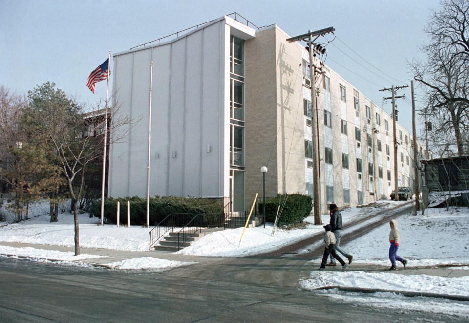Dahmer's apartment building in Milwaukee, Wisconsin