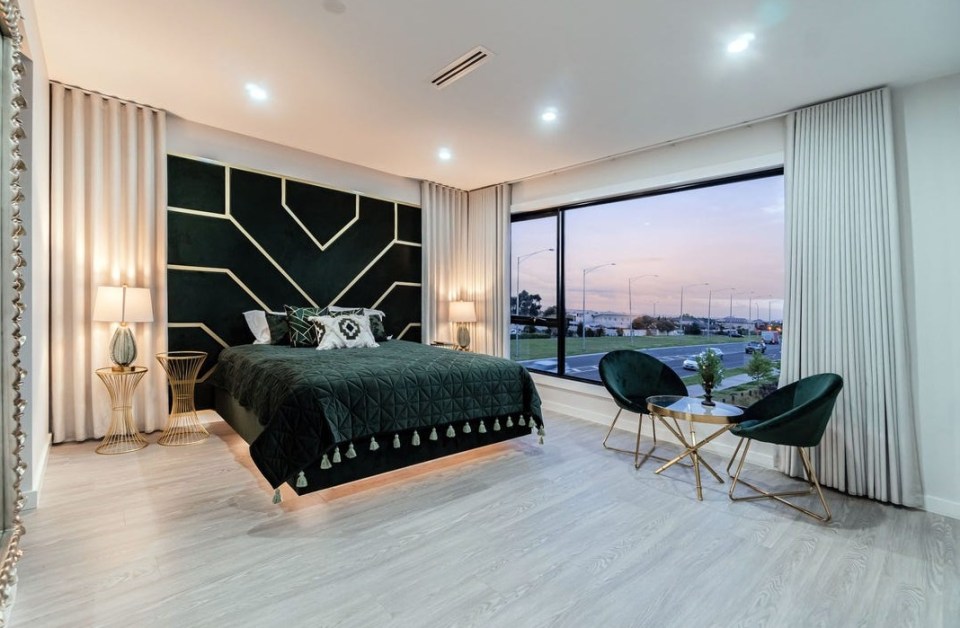 It boasts five bedrooms