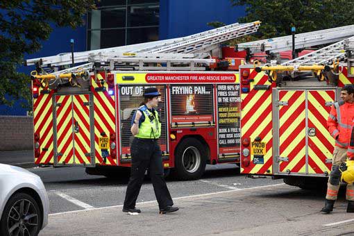 Some shoppers complained about the organisation of the evacuation