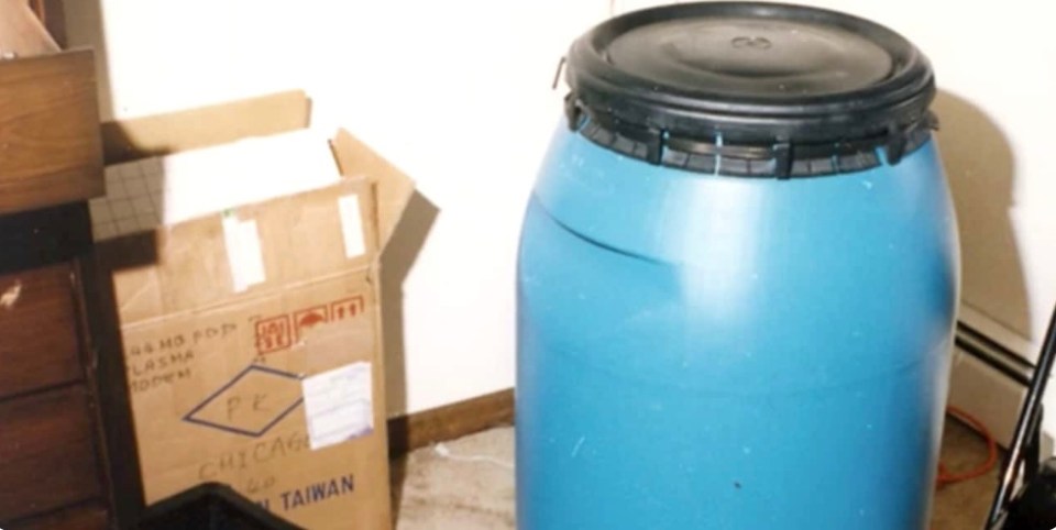 Inside Nilsen's apartment of horrors, an acid drum where he dissolved victims