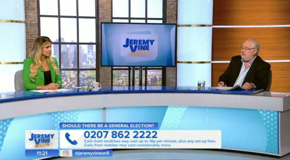 Jeremy's guests caused a stir on Twitter