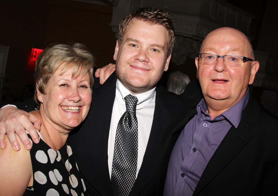 James Corde grew up in Hugh Wycombe with mum Margaret and dad Malcolm
