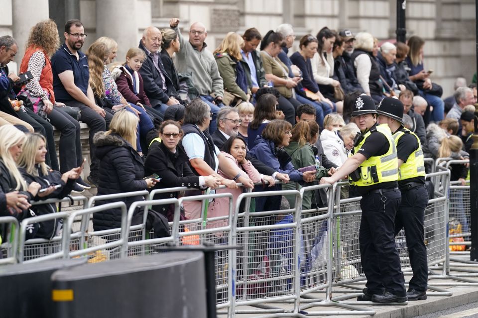 Mourners are already gathering to view the Queen's coffin
