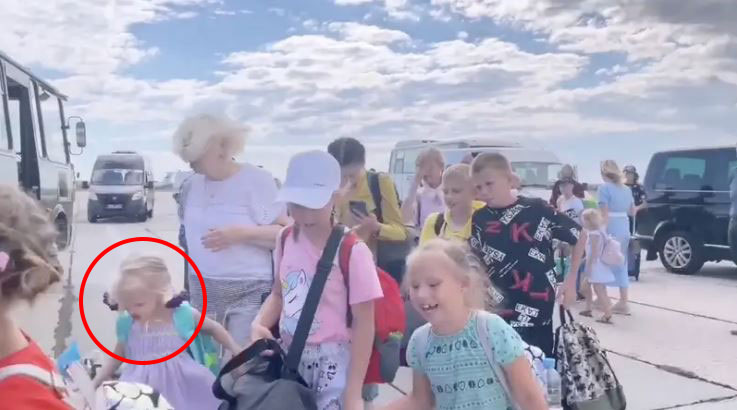A video shared on social media by Russia's Children's Rights Commissioner shows a girl that looks identical to Nastya