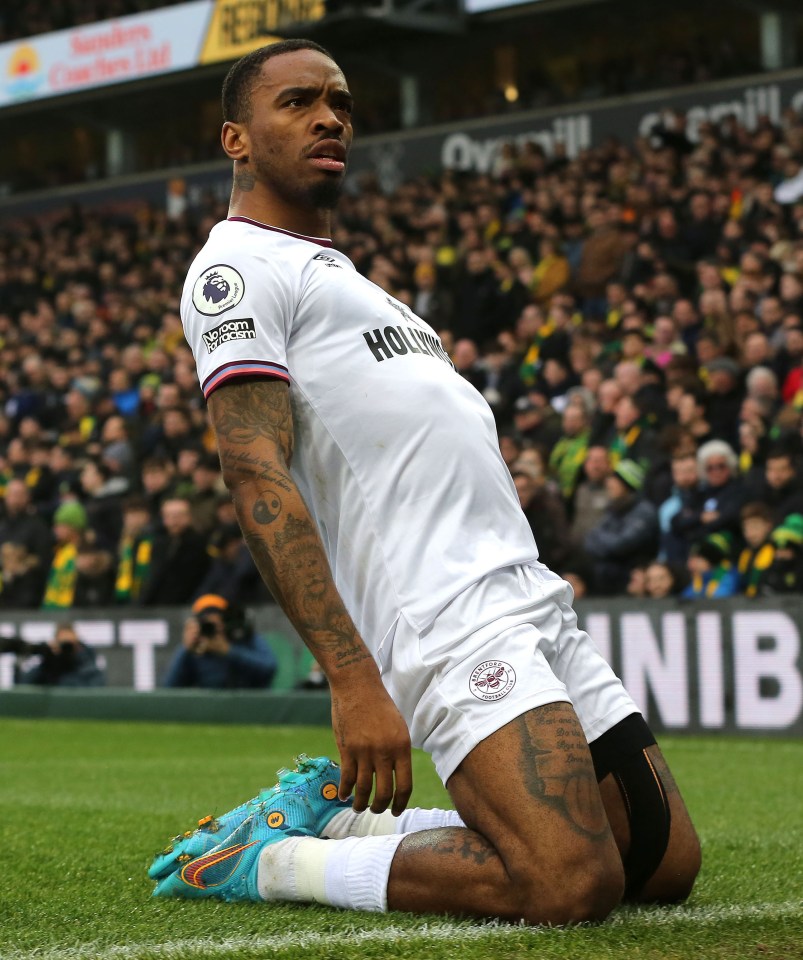 A lion tattoo on his arm depicts Toney's courageous nature