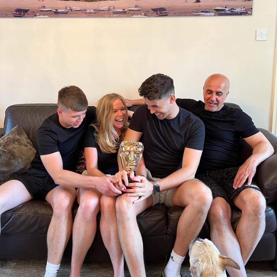 The family normally appear as a four on screen