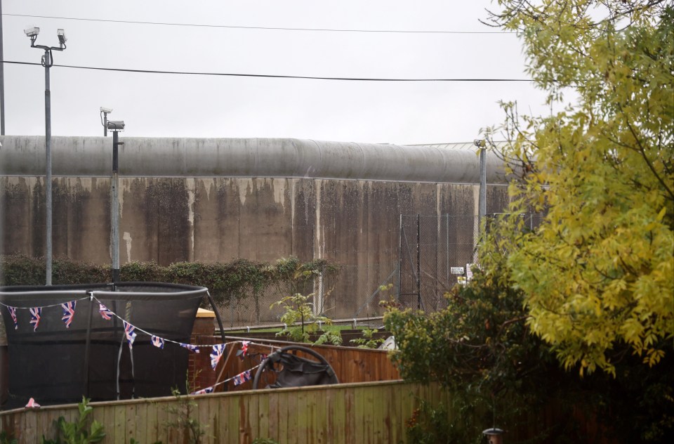 You can see HMP Frankland from the bricklayer's back garden
