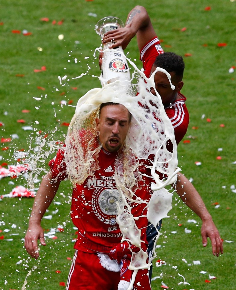 Franck Ribery spent 12 years at Bayern Munich